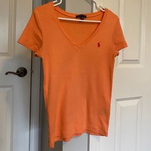 Orange Ralph Lauren T-shirt